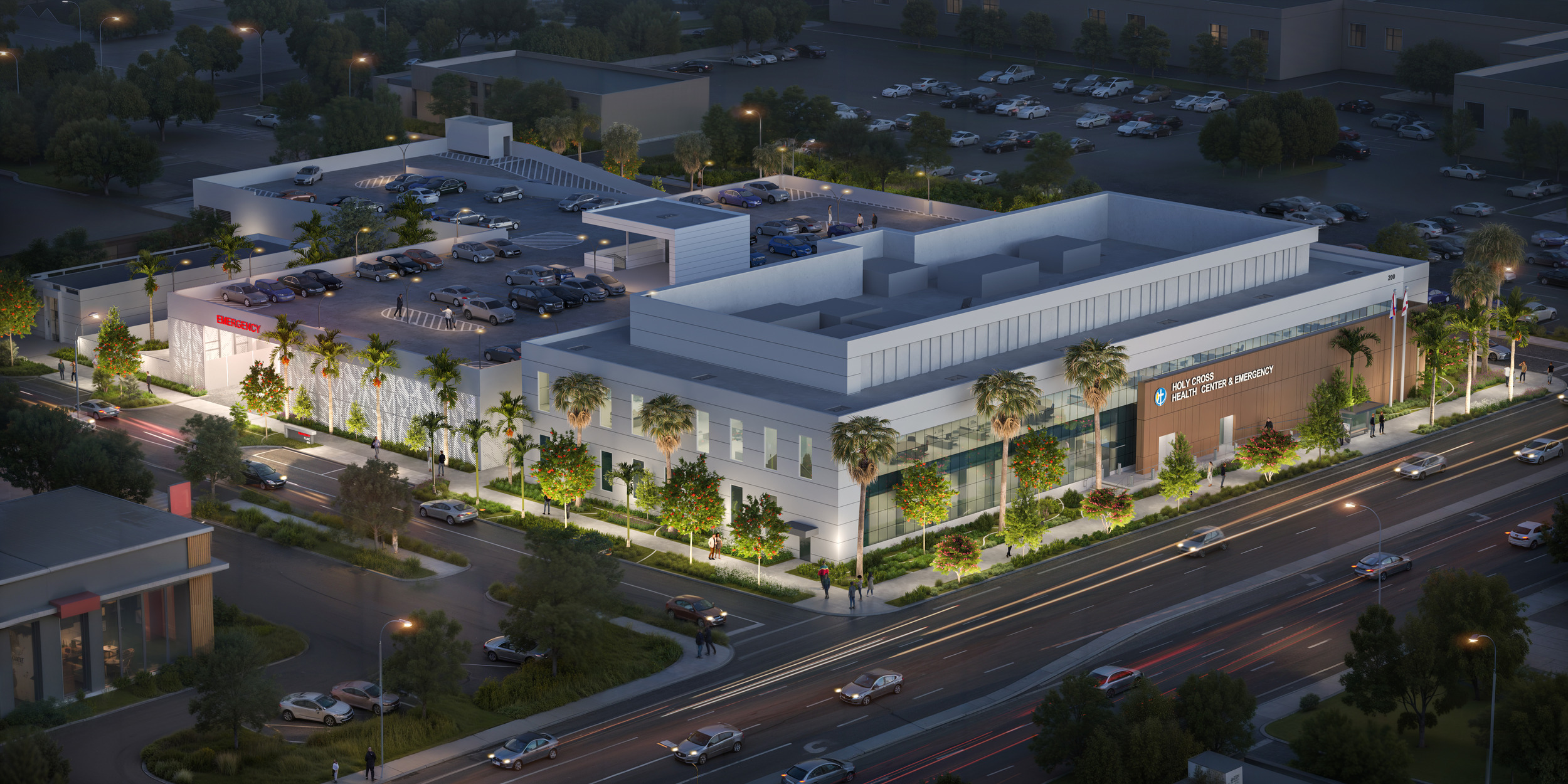 Sunrise FSED street view night